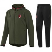 Survetement Milan Ac 2016/2017 Capuche Kaki France Métropolitaine