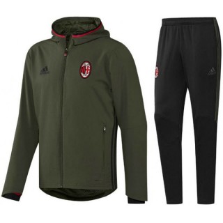 Survetement Milan Ac 2016/2017 Capuche Kaki France Métropolitaine