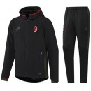 Survetement Milan Ac 2016/2017 Capuche Noir Vendre Provence