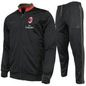 Survetement Milan Ac 2016/2017 Noir Bonnes Affaires