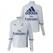 Survetement Real Madrid 2016/2017 Training Blanc Sponsors Paris