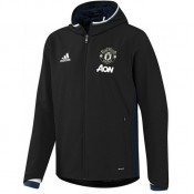 Site Officiel Veste Manchester United 2016/2017 Presentation Noir Prix