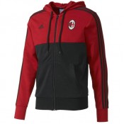 Veste Milan Ac 2016/2017 3s Rouge Noir En Soldes